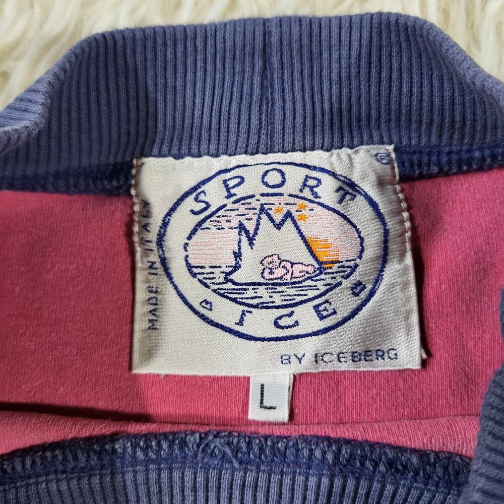Vintage 90s Sport Ice by Iceberg Womens Sweater - Size Large - Picture 5 of 13
